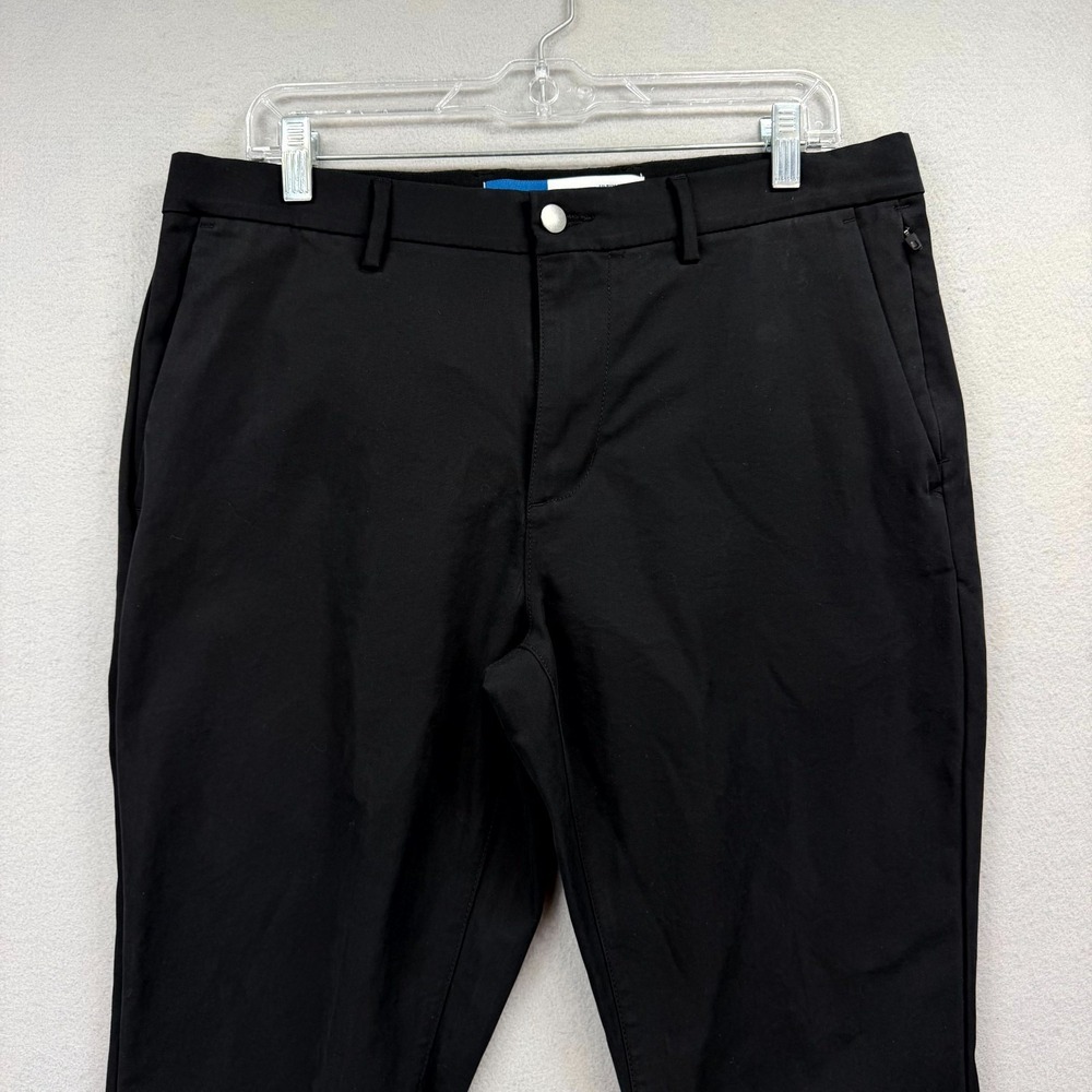 Old Navy Ultimate Tech Slim Pants Men 34x32 Black Golf Built-In Flex Straight - Picture 2 of 13